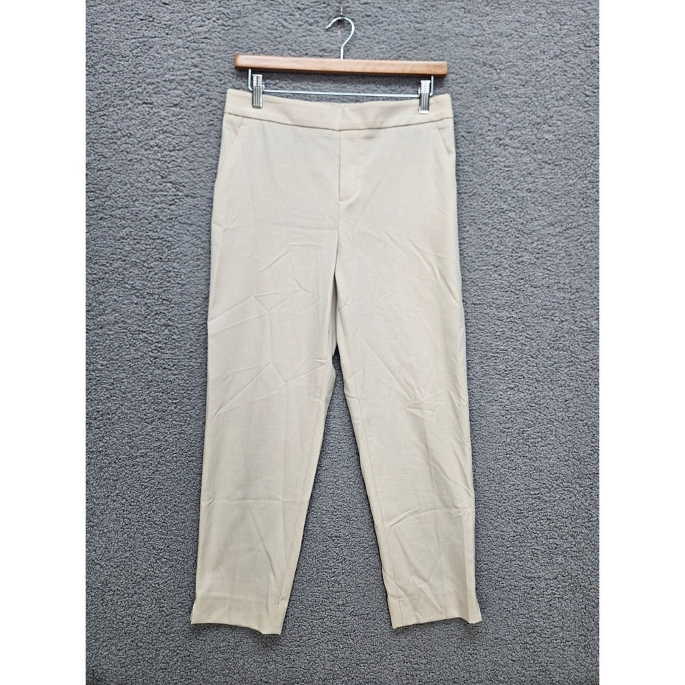 NWT Banana Republic Hayden Pant 6P Beige Tapered Ankle Preppy Neutral Minimal